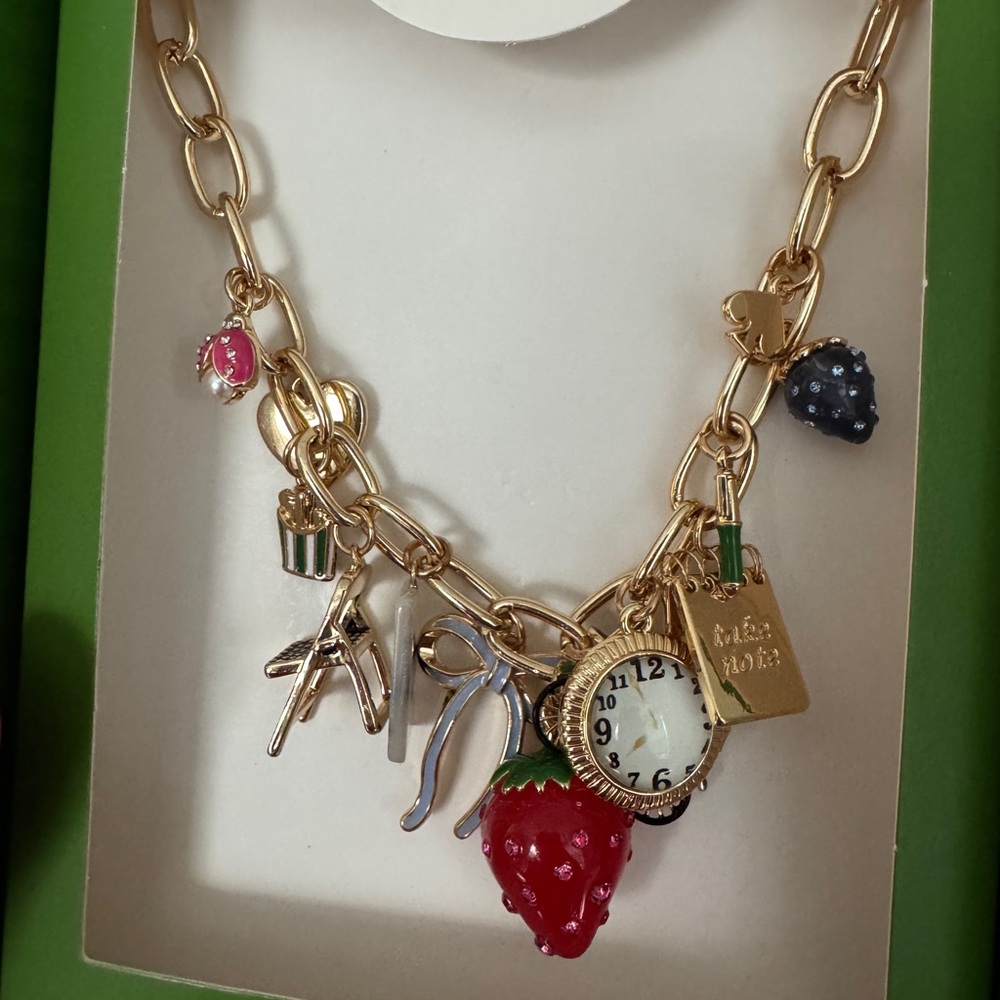 Kate Spade ♠️ x Target 🎯 Gold Charm Necklace